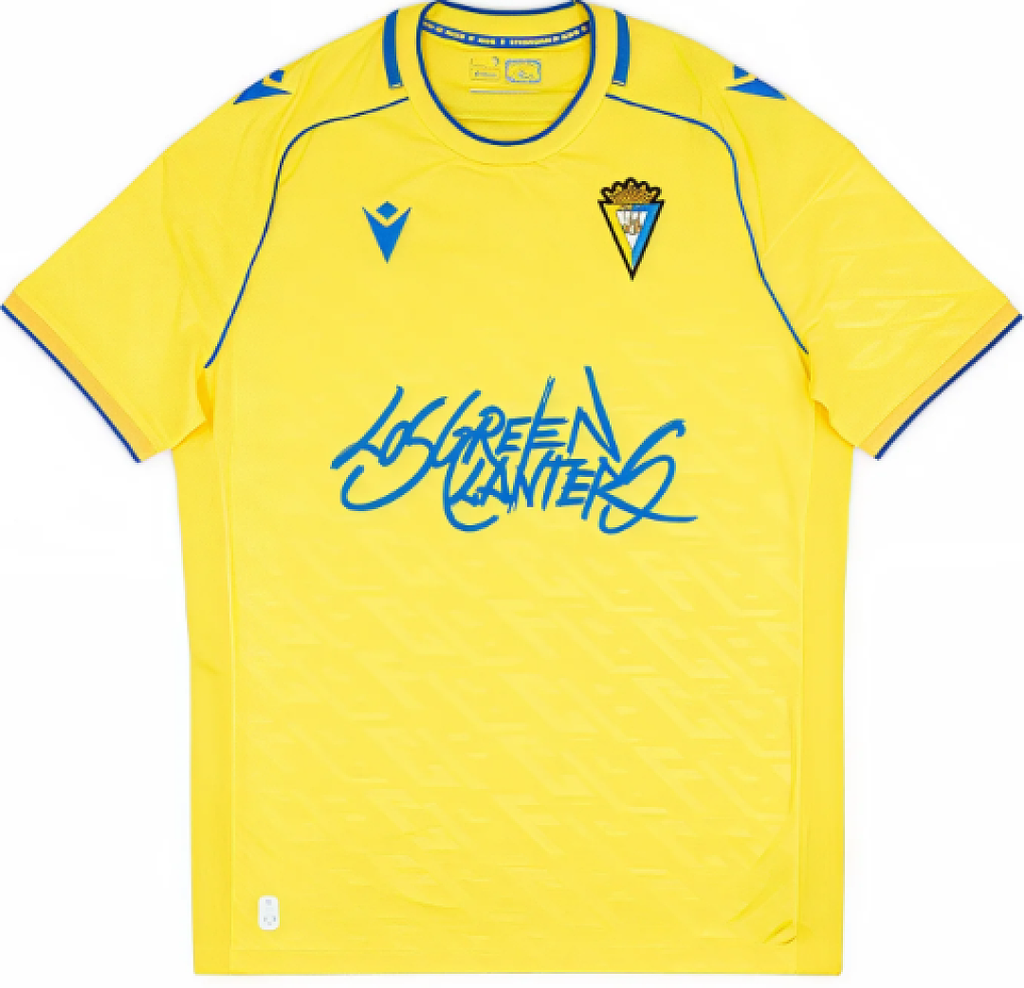 Cádiz CF x JC Reyes – Edición Especial 'Los Green Lanterns' (Home Kit 23/24)